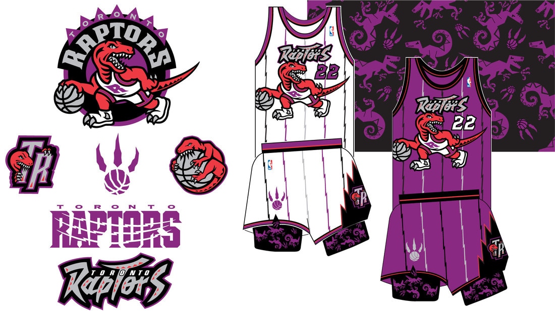 raptors old uniforms